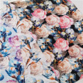 Challie somali somali Digital Viscose Floral Flower Rayon面料
